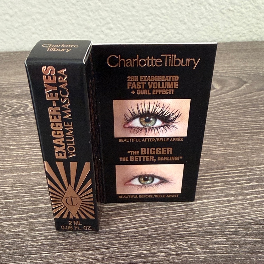 ❤️$7 NWT Charlotte Tilbury Exagger-Eyes Volume Mascara 2ml